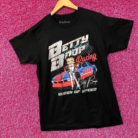 Betty Boop Racing Queen of Speed T-Shirt XL - Picture 3 of 4